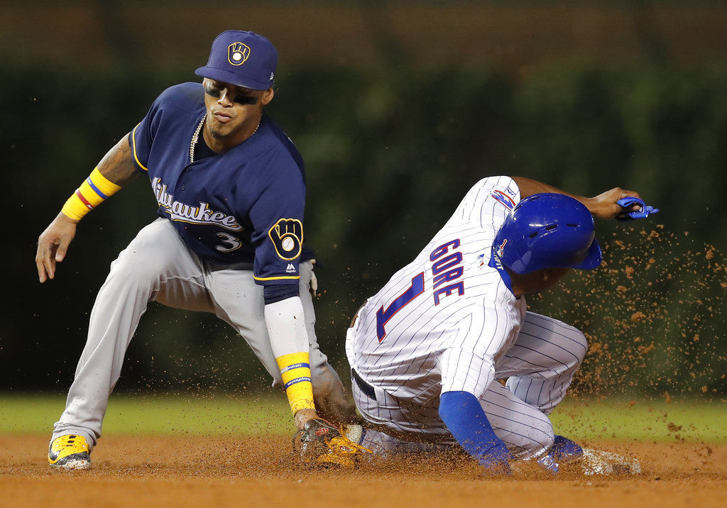 Brewers Cubs Baseball - Game 1